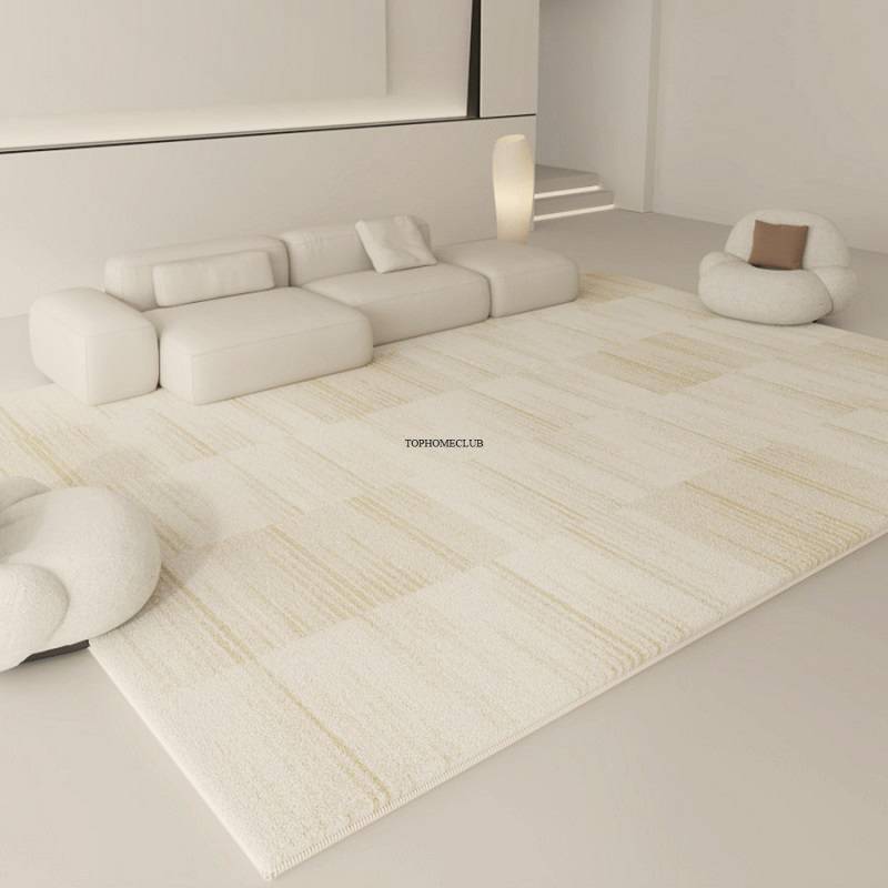 Plush Carpet Modern Thickened Minimalist Rug Fluffy Soft Bedside Mat
