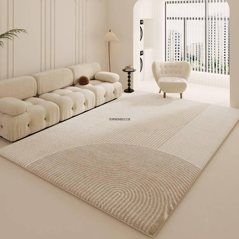 Plush Carpet Modern Thickened Minimalist Rug Fluffy Soft Bedside Mat