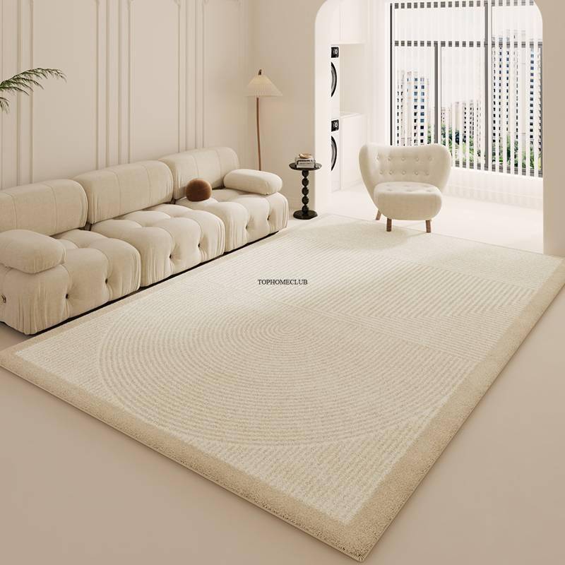 Plush Carpet Modern Thickened Minimalist Rug Fluffy Soft Bedside Mat