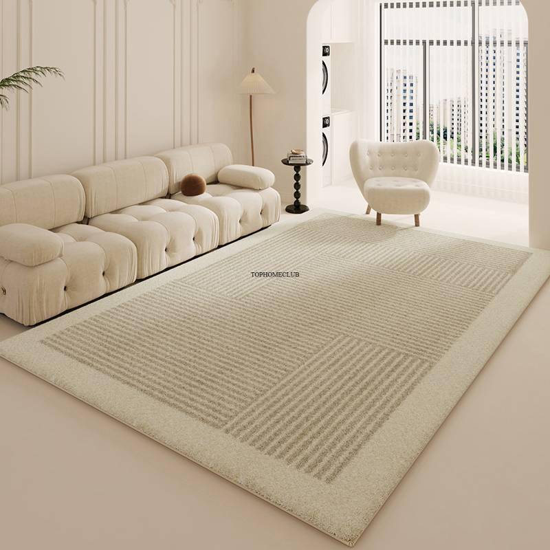 Plush Carpet Modern Thickened Minimalist Rug Fluffy Soft Bedside Mat Plush Carpet Modern Thickened Minimalist Rug Fluffy Soft Bedside Mat