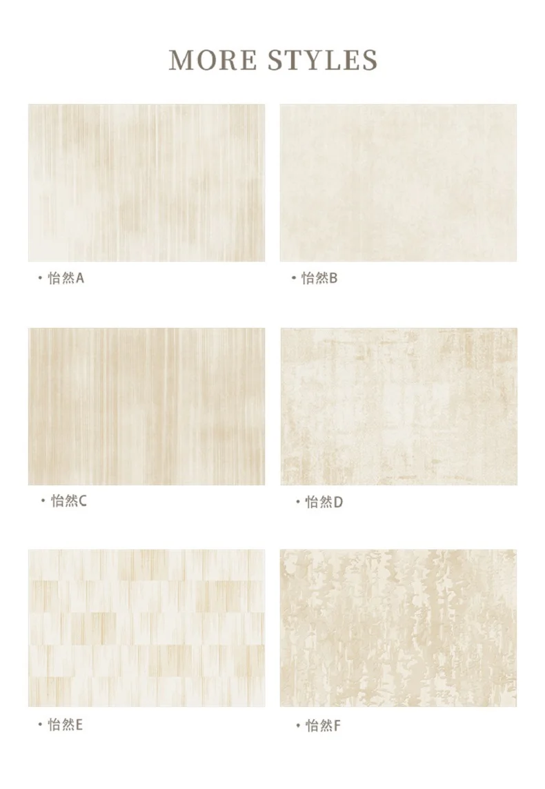 Plush Carpet Modern Thickened Minimalist Rug Fluffy Soft Bedside Mat