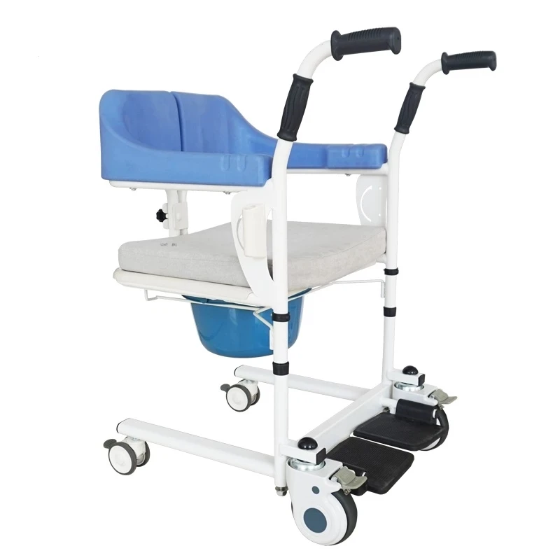 Portable Electric Hydraulic Toilet Elderly Moving Transfer wheelchair