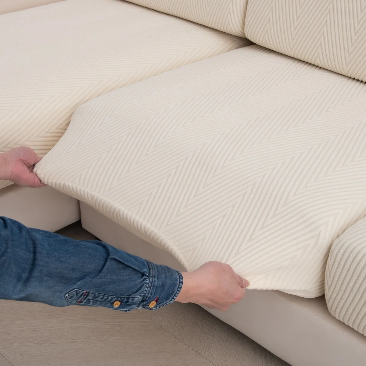 Protector Anti-dust Removable Sofa Cushion Cover Protector Anti-dust Removable Sofa Cushion Cover