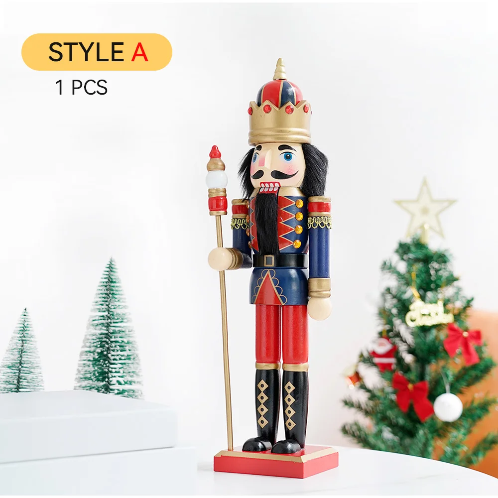 Puppet Soldier New Nutcracker Puppet Soldier Christmas Decoration European Creative Home Crafts Ornament