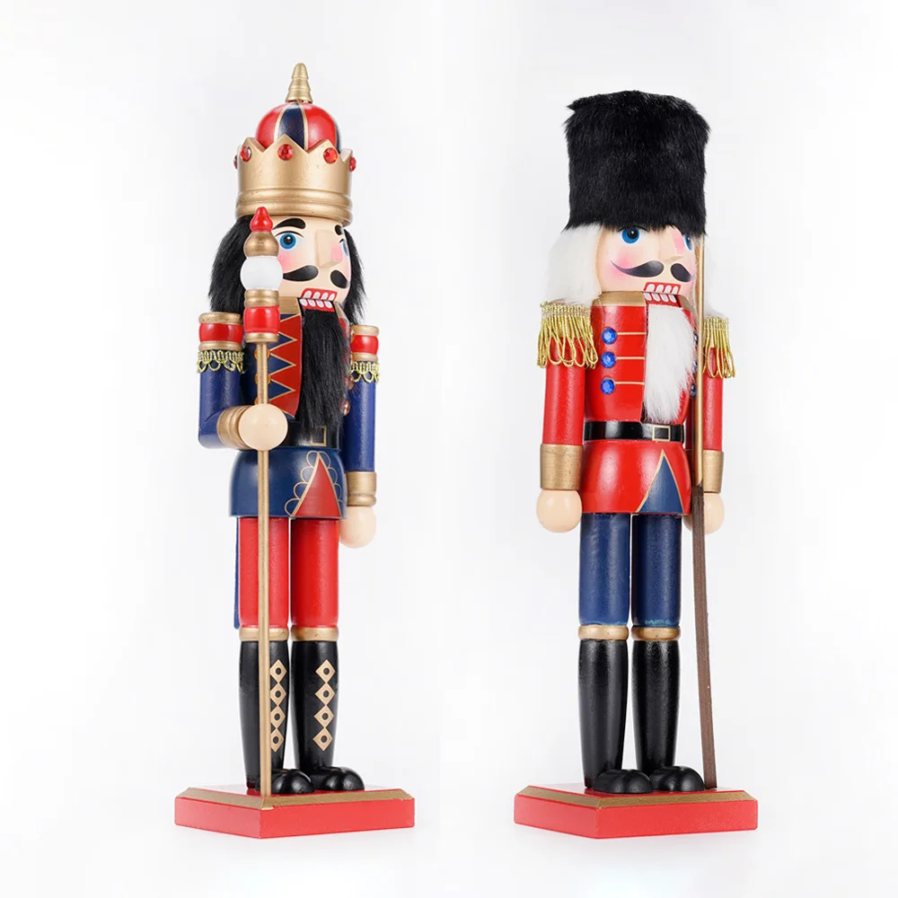 Puppet Soldier New Nutcracker Puppet Soldier Christmas Decoration European Creative Home Crafts Ornament