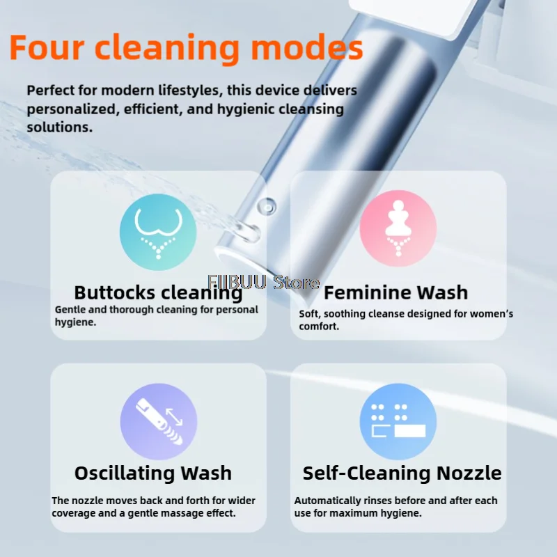 Smart Bidet Toilet Seat with Instant Heating Remote Control