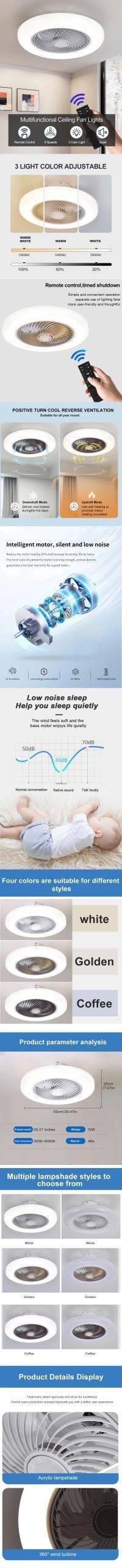 Smart Ceiling Fan Fans With Lights Remote Control Bedroom Decor Smart Ceiling Fan Fans With Lights Remote Control Bedroom Decor