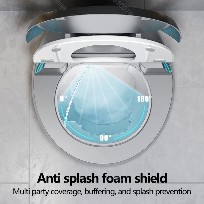 Smart Toilet Bidet with Auto Flush Heated Seat Warm Water Sprayer