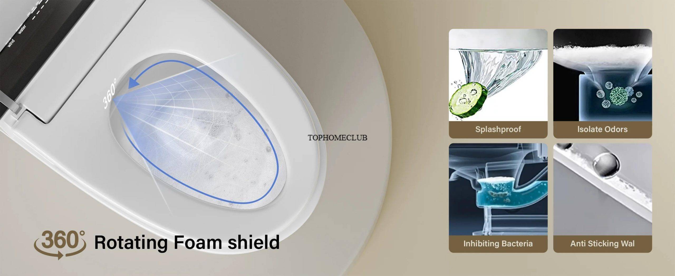 Smart Toilet with Built-in Bidet Smart Toilet with Built-in Bidet