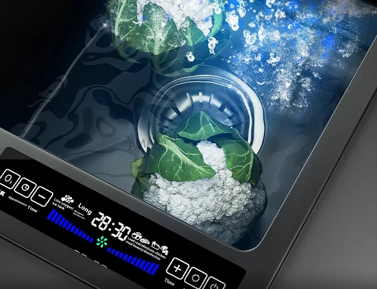 Stainless Steel Kitchen Sink Multifunctional Smart Double slot Purification Sterilized Fruit Stainless Steel Kitchen Sink Multifunctional Smart Double slot Purification Sterilized Fruit