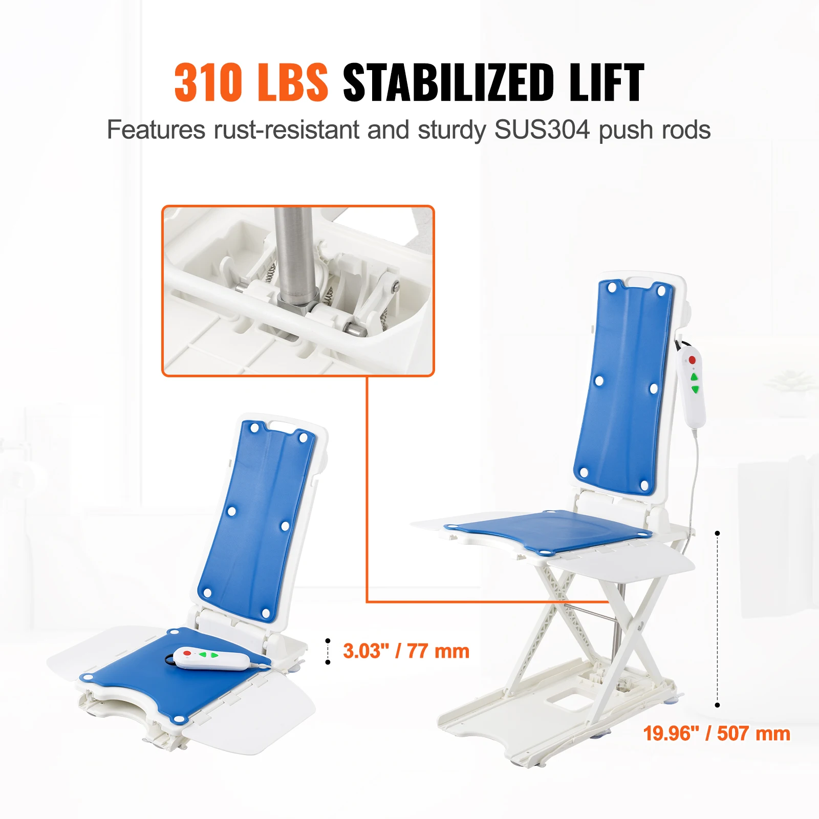 SucceBuy Electric Chair Lift Devices to Lift Elderly off Floor HOME CARE Color : 310lbs SucceBuy Electric Chair Lift Devices to Lift Elderly off Floor HOME CARE Color : 310lbs