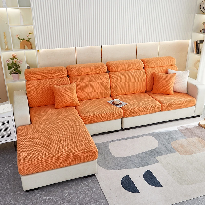 Thicken Sofa Seat Cushion Cover Jacquard Chair Cover