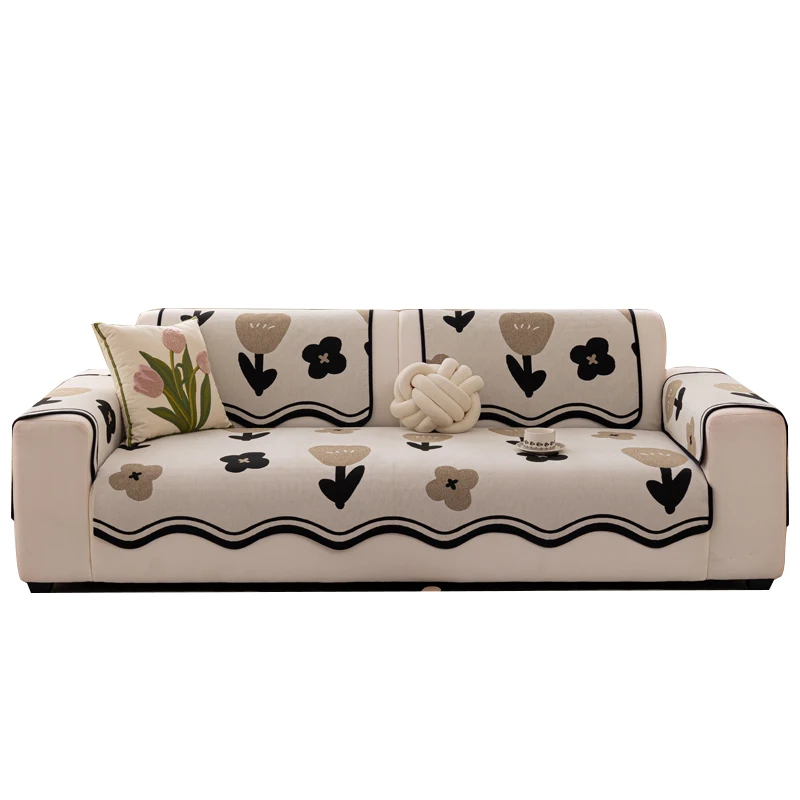 Universal Four Seasons Fixed Luxury Anti-Slip Sofa Cushion Cover LINENS & BEDDING Color : Tulip-coffee-sofa towel Universal Four Seasons Fixed Luxury Anti-Slip Sofa Cushion Cover LINENS & BEDDING Color : Tulip-coffee-sofa towel
