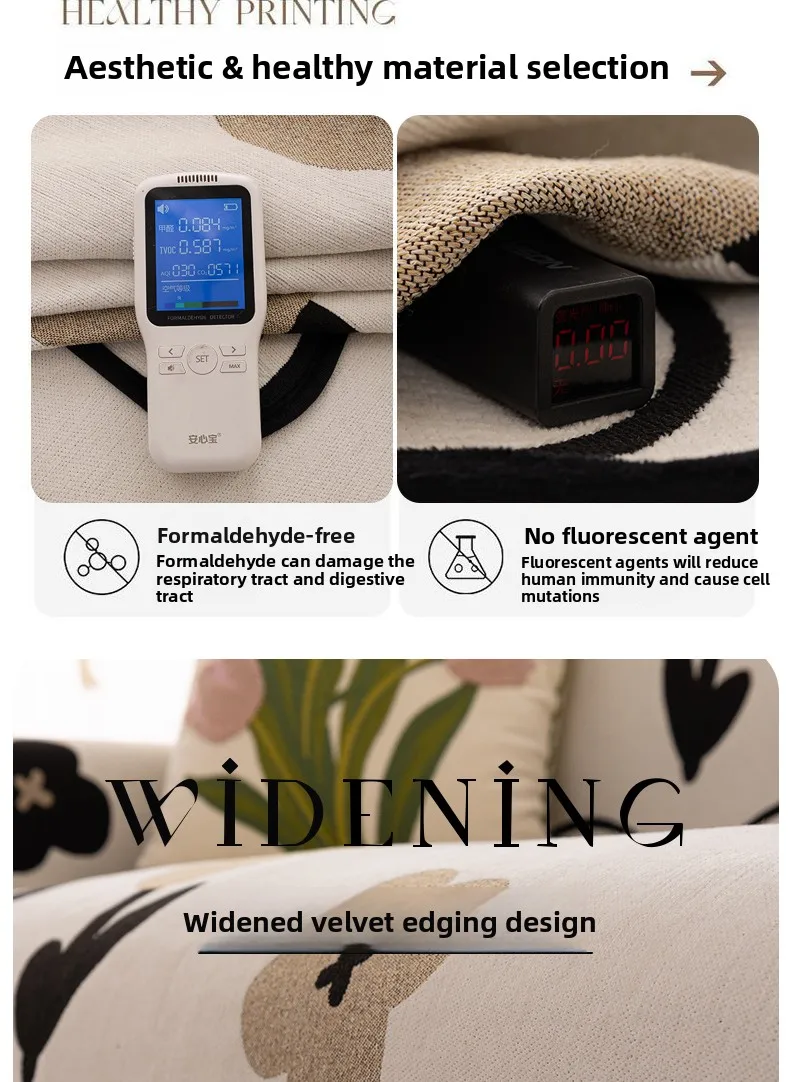 Universal Four Seasons Fixed Luxury Anti-Slip Sofa Cushion Cover