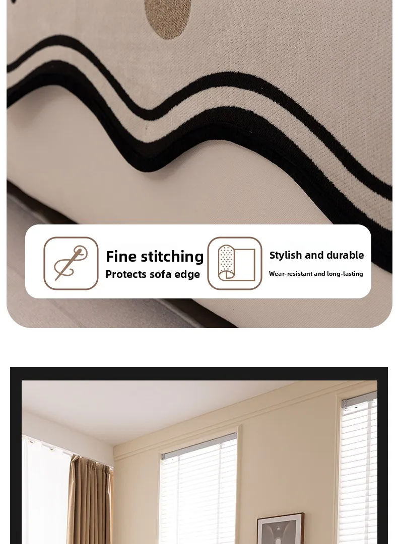 Universal Four Seasons Fixed Luxury Anti-Slip Sofa Cushion Cover