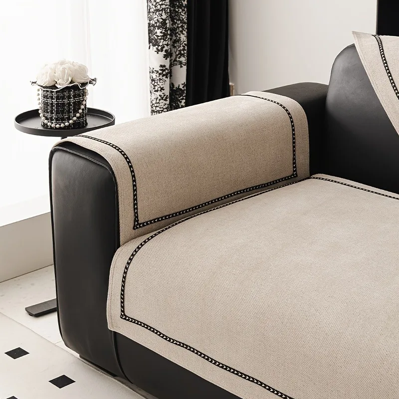 Vintage-Style Chenille Sofa Slipcover Universal Non-Slip Vintage-Style Chenille Sofa Slipcover Universal Non-Slip