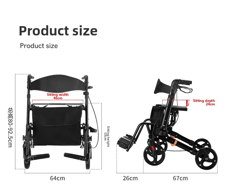 Walker Aid For Elderly Rehabilitation