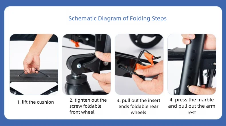 Walker Aid For Elderly Rehabilitation