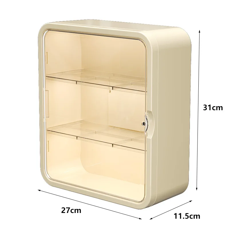 Wall hanging no punching family installation standing medical cabinet BATHROOM SHELVES Color: Cream White Ships From: China Mainland Wall hanging no punching family installation standing medical cabinet BATHROOM SHELVES Color: Cream White Ships From: China Mainland