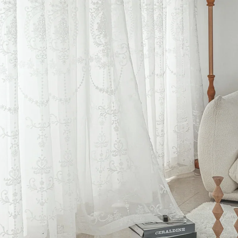 White Embroidered Tulle Curtains for Living Room LINENS & BEDDING Size : W500xL270cm 1panel|Extra Custom|W500xL250cm 1panel|W450xL230cm 1panel|W450xL250cm 1panel|W450xL210cm 1panel|W450xL270cm 1panel|W100xL215cm 1panel|W100xL245cm 1panel|W100xL200cm 1panel|W100xL260cm 1panel|W130xL210cm 1panel|W200xL220cm 1panel|W200xL245cm 1panel|W200xL200cm 1panel|W200xL265cm 1panel|W250xL210cm 1panel|W180xL230cm 1panel|W180xL250cm 1panel|W180xL210cm 1panel|W180xL270cm 1panel|W150xL220cm 1panel|W150xL245cm 1panel|W150xL200cm 1panel|W150xL265cm 1panel|W130xL230cm 1panel|W130xL240cm 1panel|W130xL260cm 1panel|W400xL220cm 1panel|W400xL245cm 1panel|W400xL200cm 1panel|W400xL265cm 1panel|W350xL230cm 1panel|W350xL250cm 1panel|W350xL210cm 1panel|W350xL270cm 1panel|W300xL220cm 1panel|W300xL245cm 1panel|W300xL200cm 1panel|W300xL265cm 1panel|W250xL230cm 1panel|W250xL250cm 1panel|W250xL270cm 1panel White Embroidered Tulle Curtains for Living Room LINENS & BEDDING Size : W500xL270cm 1panel|Extra Custom|W500xL250cm 1panel|W450xL230cm 1panel|W450xL250cm 1panel|W450xL210cm 1panel|W450xL270cm 1panel|W100xL215cm 1panel|W100xL245cm 1panel|W100xL200cm 1panel|W100xL260cm 1panel|W130xL210cm 1panel|W200xL220cm 1panel|W200xL245cm 1panel|W200xL200cm 1panel|W200xL265cm 1panel|W250xL210cm 1panel|W180xL230cm 1panel|W180xL250cm 1panel|W180xL210cm 1panel|W180xL270cm 1panel|W150xL220cm 1panel|W150xL245cm 1panel|W150xL200cm 1panel|W150xL265cm 1panel|W130xL230cm 1panel|W130xL240cm 1panel|W130xL260cm 1panel|W400xL220cm 1panel|W400xL245cm 1panel|W400xL200cm 1panel|W400xL265cm 1panel|W350xL230cm 1panel|W350xL250cm 1panel|W350xL210cm 1panel|W350xL270cm 1panel|W300xL220cm 1panel|W300xL245cm 1panel|W300xL200cm 1panel|W300xL265cm 1panel|W250xL230cm 1panel|W250xL250cm 1panel|W250xL270cm 1panel