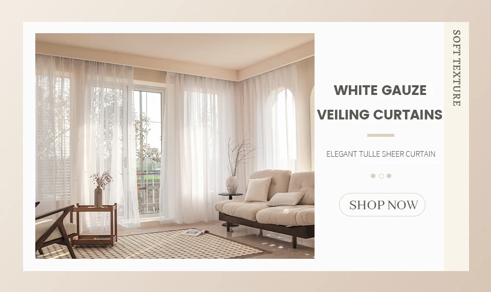 White Embroidered Tulle Curtains for Living Room White Embroidered Tulle Curtains for Living Room