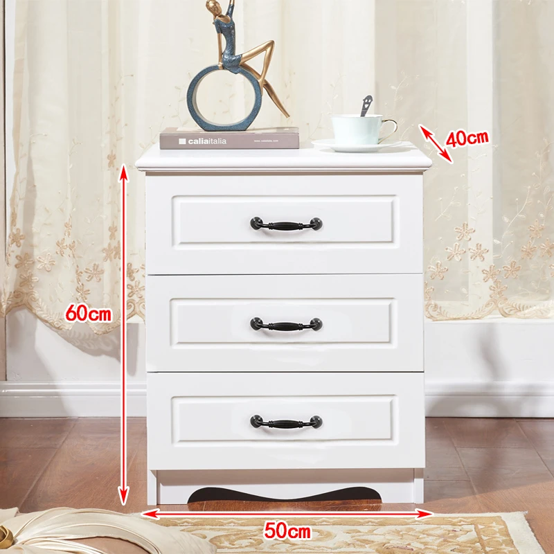 White Luxury Nightstand Mobile Bedroom Cabinets White Luxury Nightstand Mobile Bedroom Cabinets