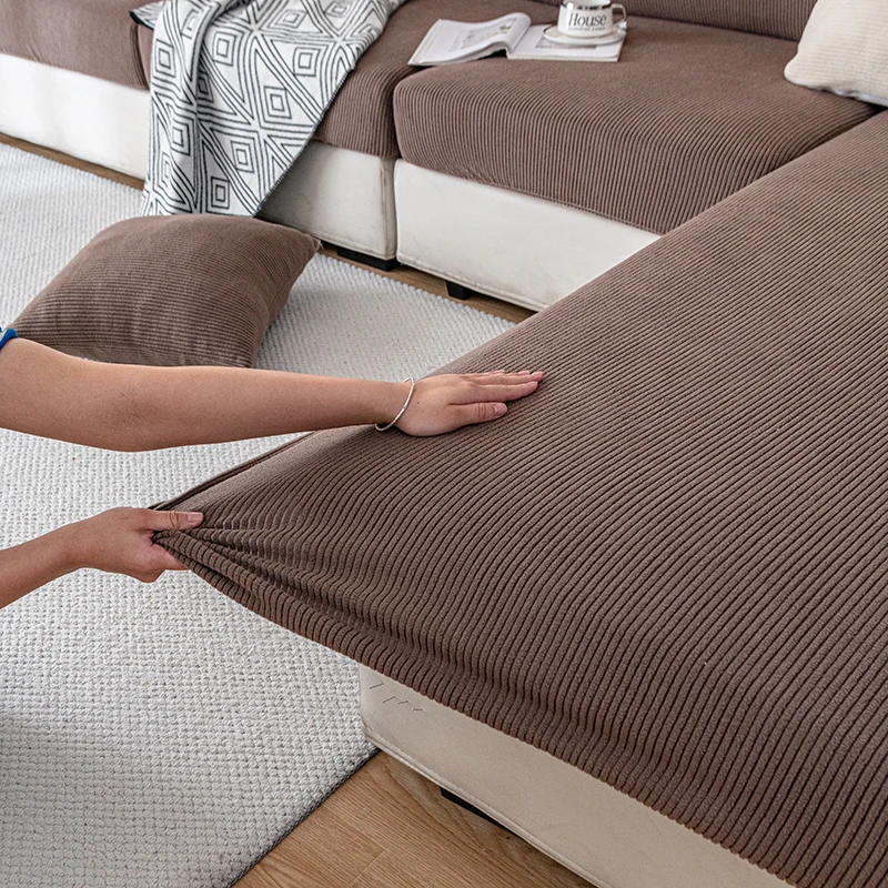 new string plush Sofa Cover Elastic Sofa Cushion Cover for Living Room