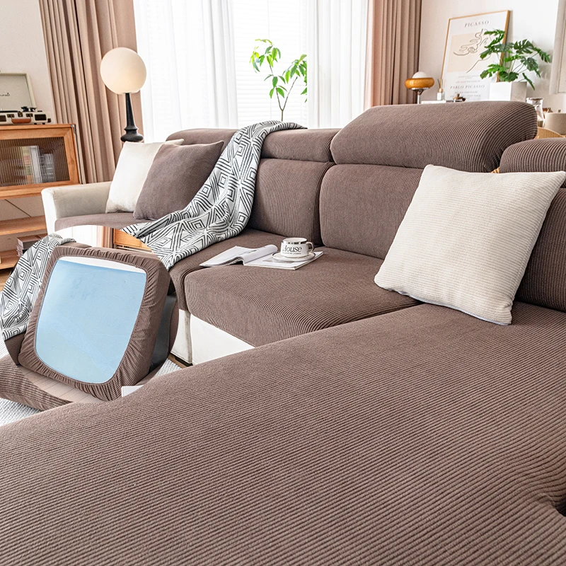 new string plush Sofa Cover Elastic Sofa Cushion Cover for Living Room