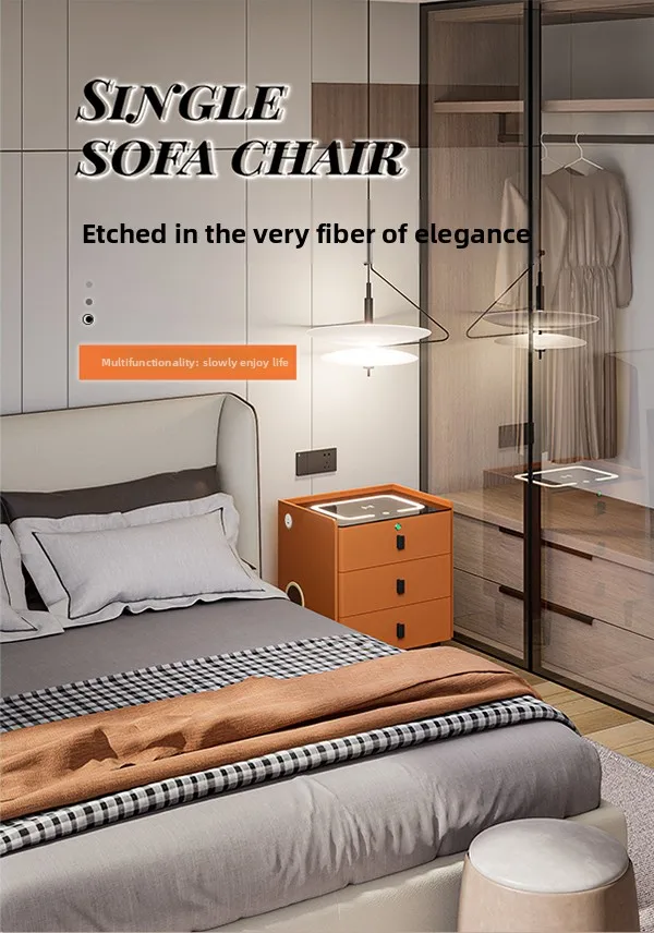 simple smart bedside table