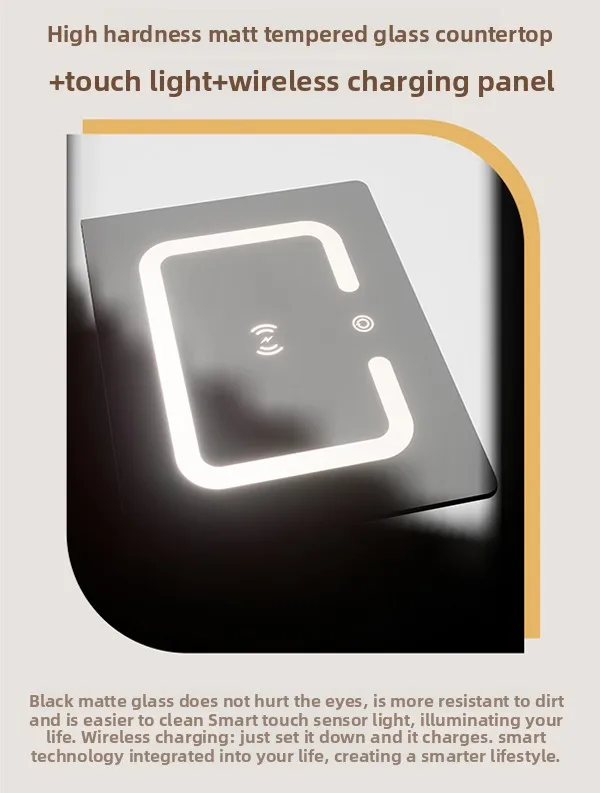 simple smart bedside table