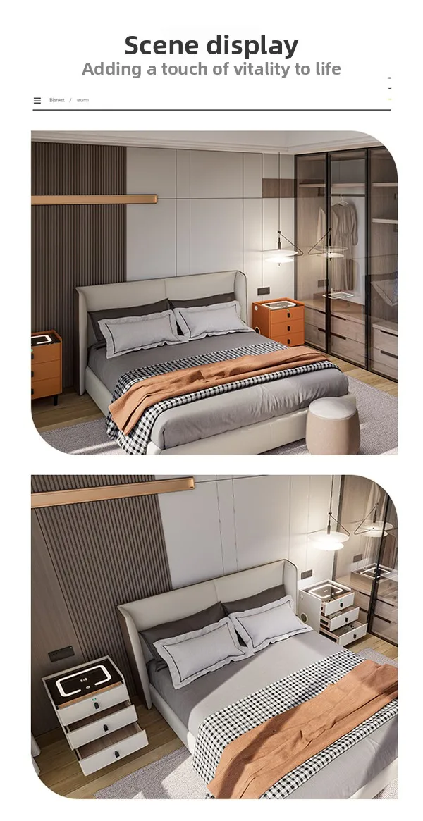 simple smart bedside table