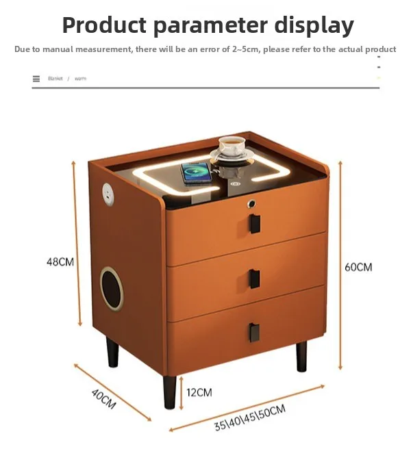 simple smart bedside table