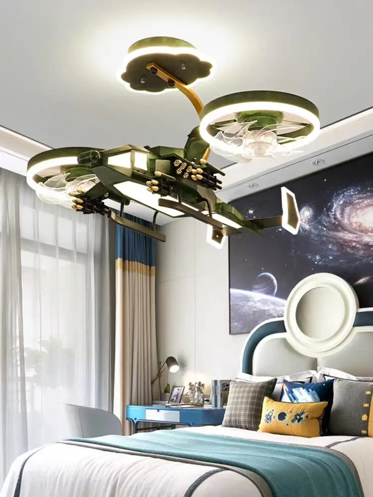 Aircraft fan light, children's room Aircraft fan light, children's room