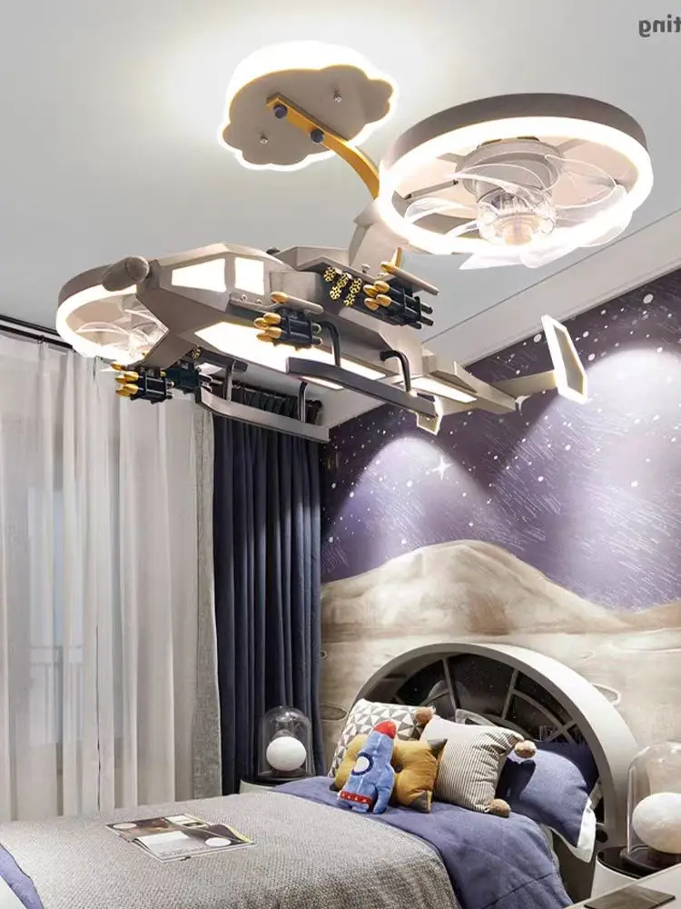 Aircraft fan light, children's room Aircraft fan light, children's room