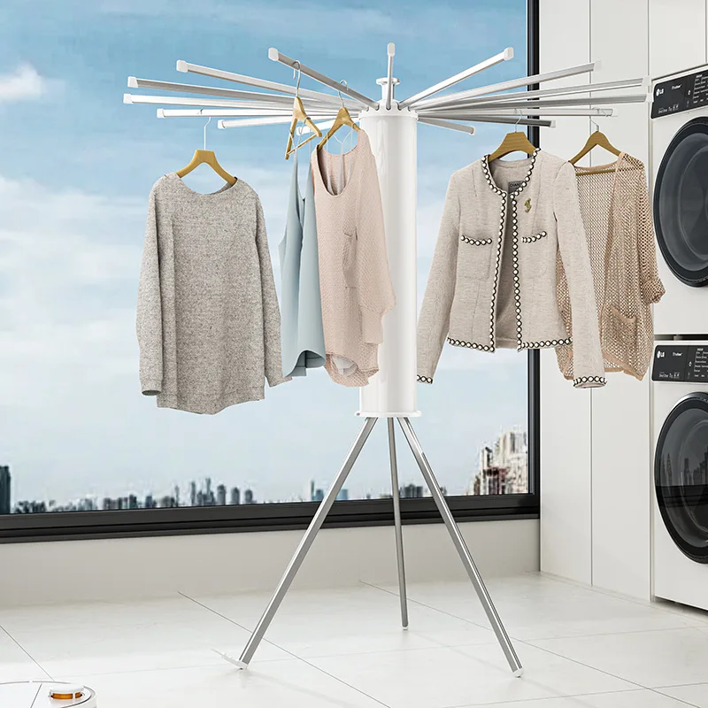 Balcony Floor-to-ceiling Octopus Drying Rack