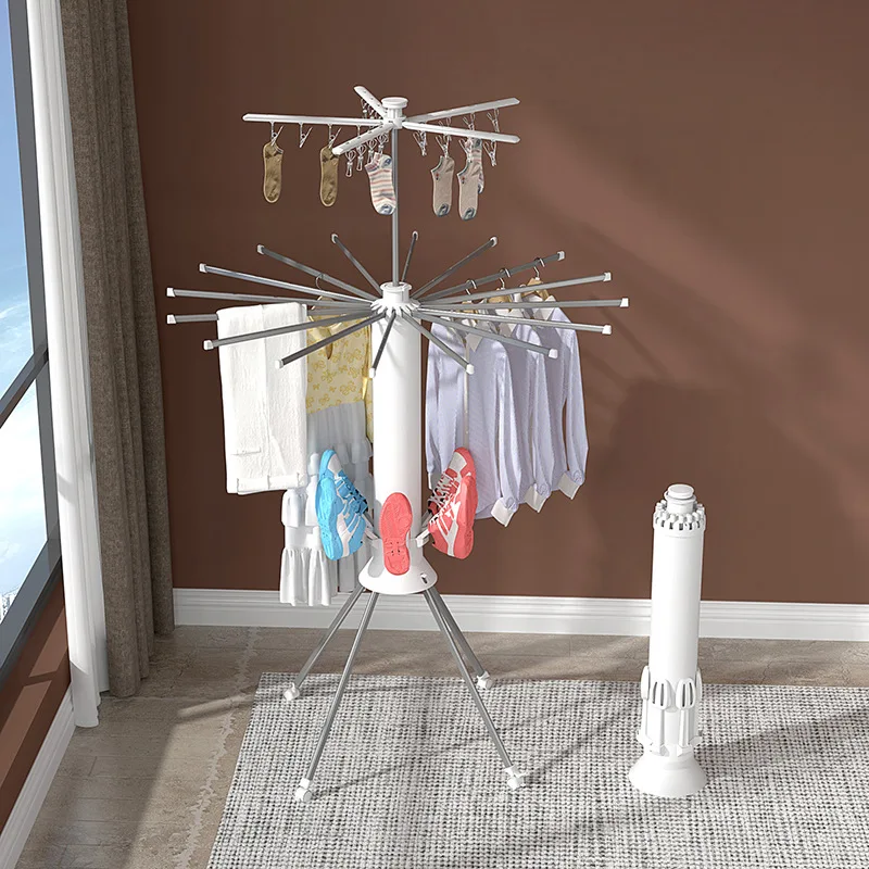 Balcony Floor-to-ceiling Octopus Drying Rack