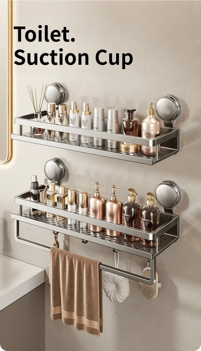 No Drill Suction Cup Bathroom Storage Shelf Storage Shelf Bathroom Wall Hanging Vanity Toilet Triangle Basket R No Drill Suction Cup Bathroom Storage Shelf Storage Shelf Bathroom Wall Hanging Vanity Toilet Triangle Basket R