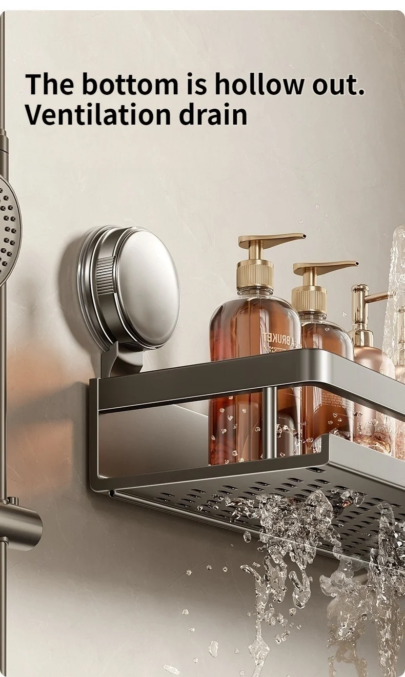 No Drill Suction Cup Bathroom Storage Shelf Storage Shelf Bathroom Wall Hanging Vanity Toilet Triangle Basket R No Drill Suction Cup Bathroom Storage Shelf Storage Shelf Bathroom Wall Hanging Vanity Toilet Triangle Basket R