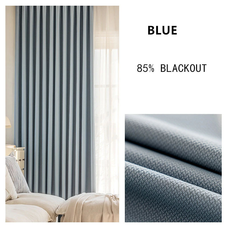310cm Height Custom Made Thickened Solid Color Double-Sided Jacquard 80%-90% Blackout Living Room Curtains Bedroom Curtains 310cm Height Custom Made Thickened Solid Color Double-Sided Jacquard 80%-90% Blackout Living Room Curtains Bedroom Curtains