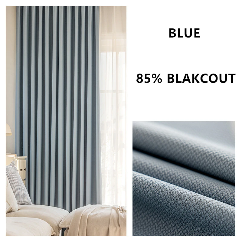 310cm Height Custom Made Thickened Solid Color Double-Sided Jacquard 80%-90% Blackout Living Room Curtains Bedroom Curtains 310cm Height Custom Made Thickened Solid Color Double-Sided Jacquard 80%-90% Blackout Living Room Curtains Bedroom Curtains