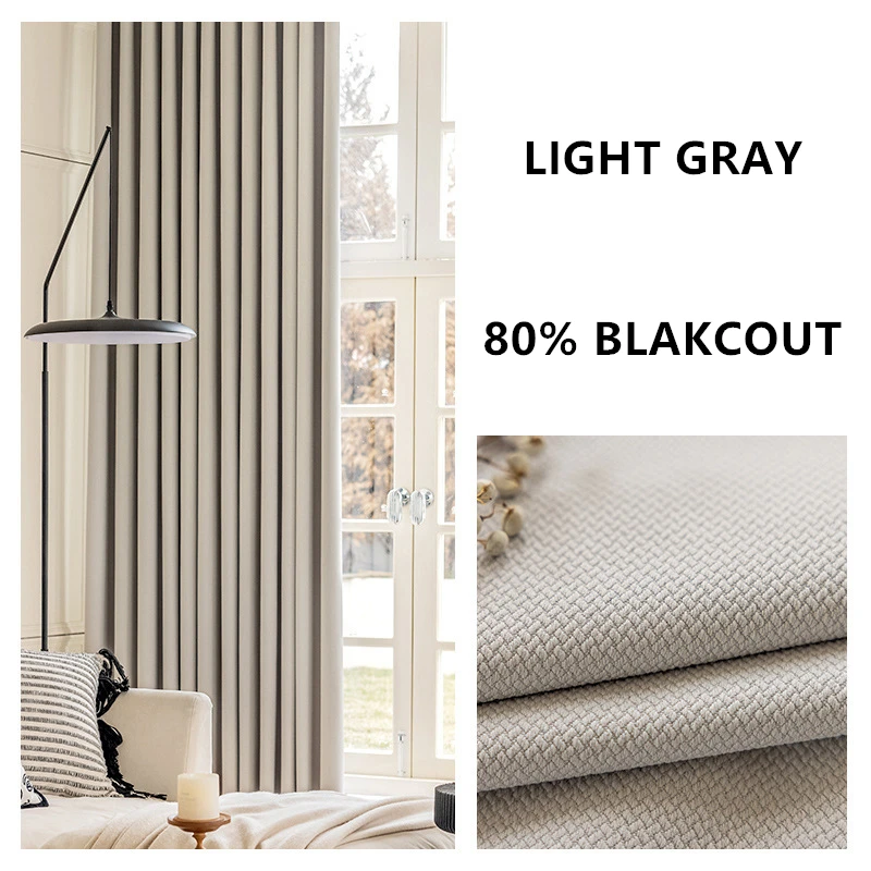 310cm Height Custom Made Thickened Solid Color Double-Sided Jacquard 80%-90% Blackout Living Room Curtains Bedroom Curtains 310cm Height Custom Made Thickened Solid Color Double-Sided Jacquard 80%-90% Blackout Living Room Curtains Bedroom Curtains