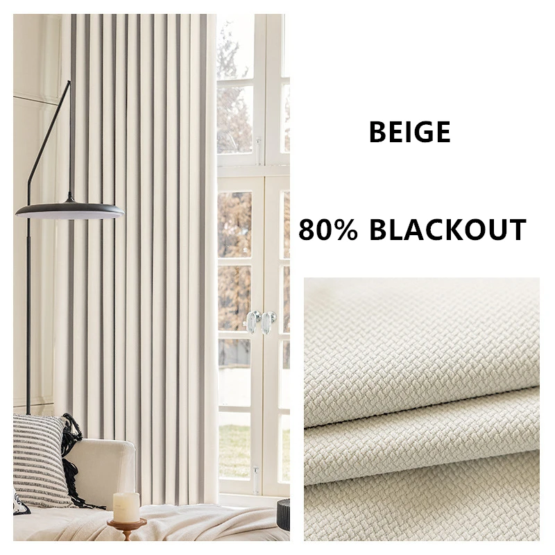 310cm Height Custom Made Thickened Solid Color Double-Sided Jacquard 80%-90% Blackout Living Room Curtains Bedroom Curtains 310cm Height Custom Made Thickened Solid Color Double-Sided Jacquard 80%-90% Blackout Living Room Curtains Bedroom Curtains