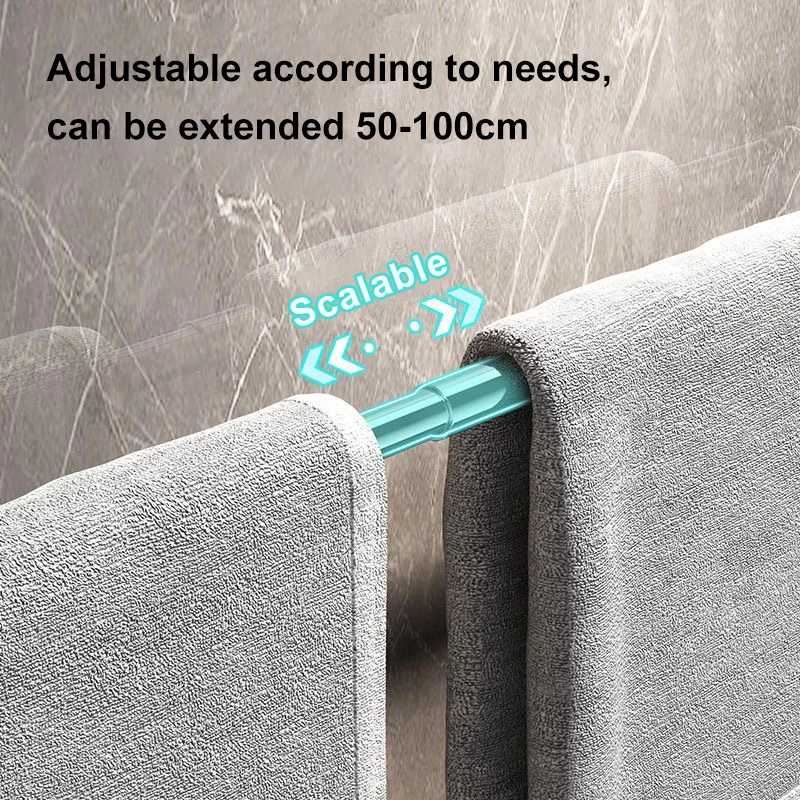 50-100CM Suction Cup Wall Towel Rack BATHROOM SHELVES 50-100CM Suction Cup Wall Towel Rack BATHROOM SHELVES