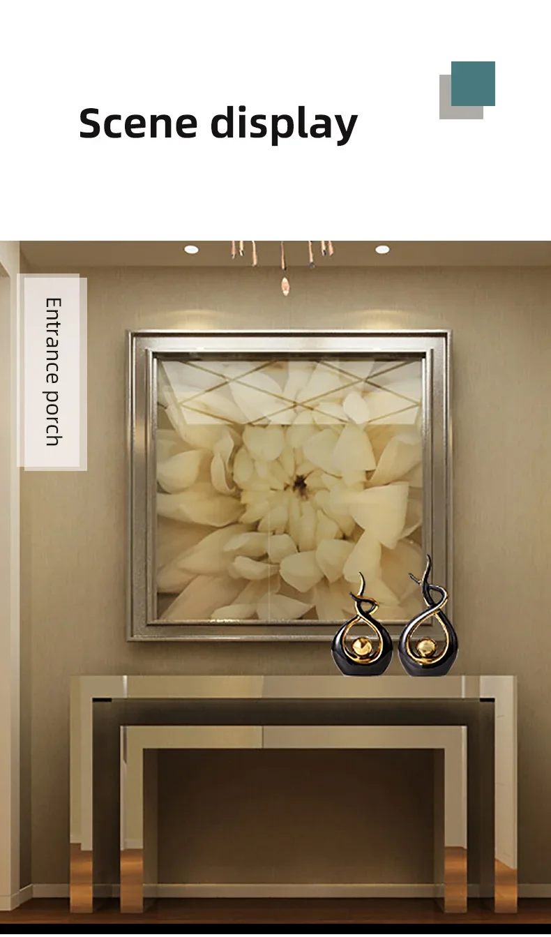 Abstract Ceramic Sculpture Golden Art Statue