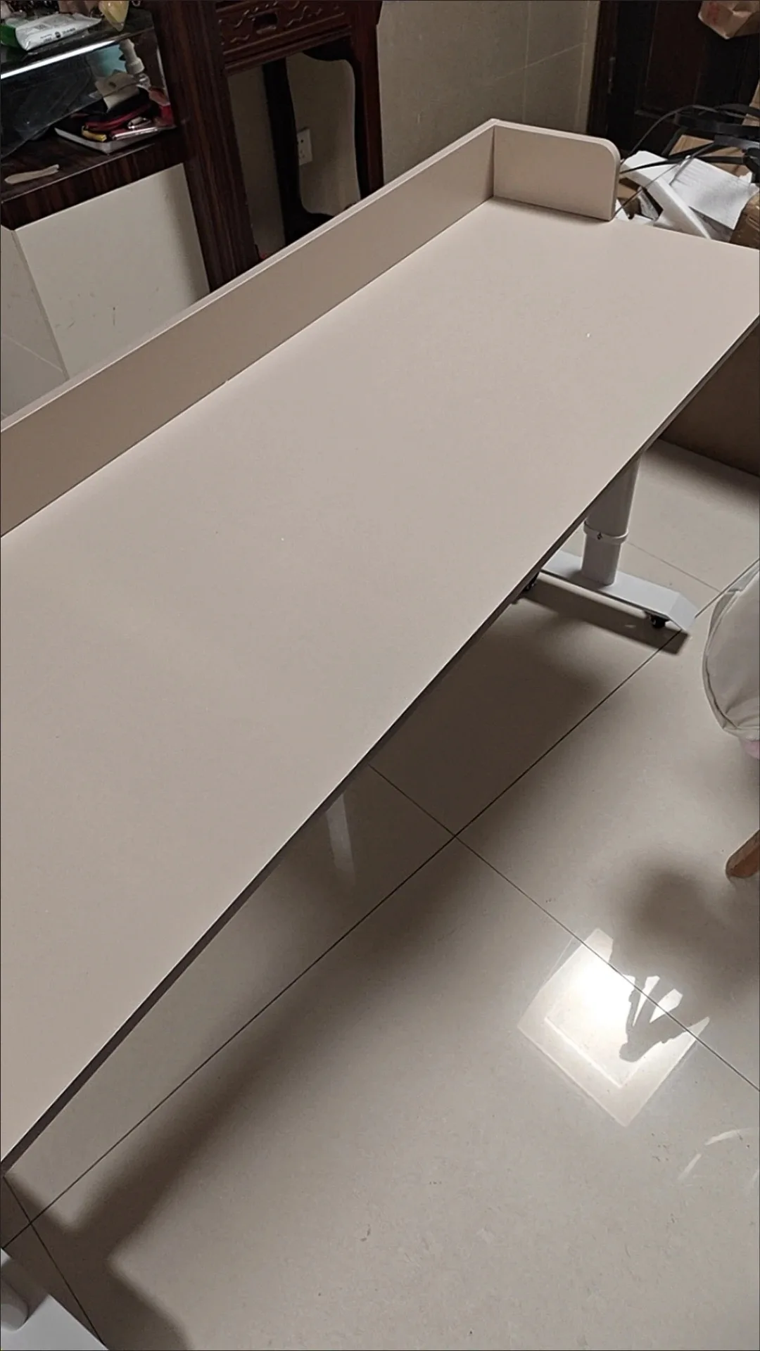 Adjustable Overbed Laptop Desk with Wheels