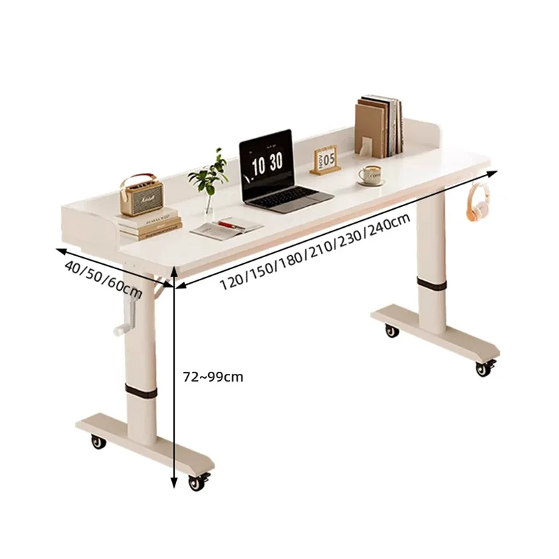 Adjustable Overbed Laptop Desk with Wheels Adjustable Overbed Laptop Desk with Wheels