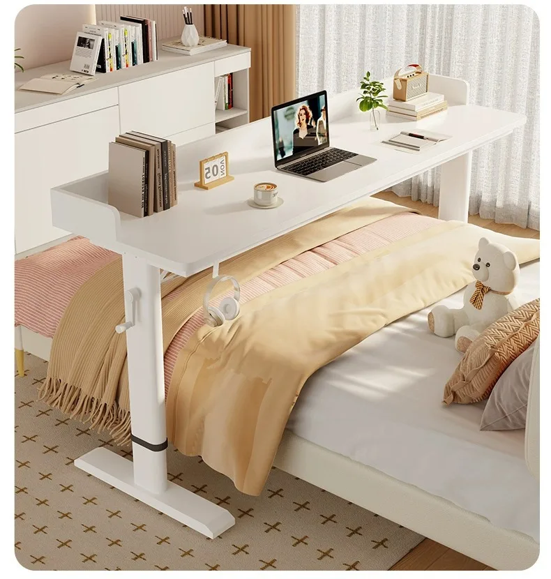 Adjustable Overbed Laptop Desk with Wheels