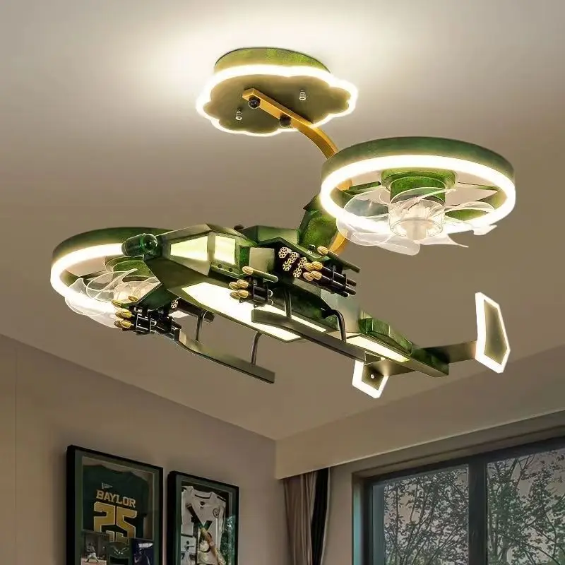 Aircraft fan light, children's room Aircraft fan light, children's room