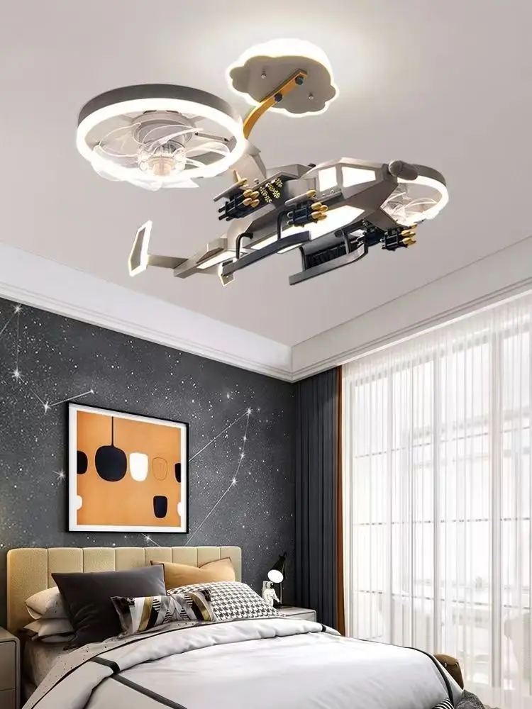 Aircraft fan light, children's room Aircraft fan light, children's room