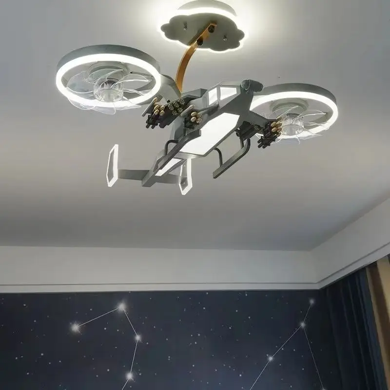 Aircraft fan light, children's room Aircraft fan light, children's room